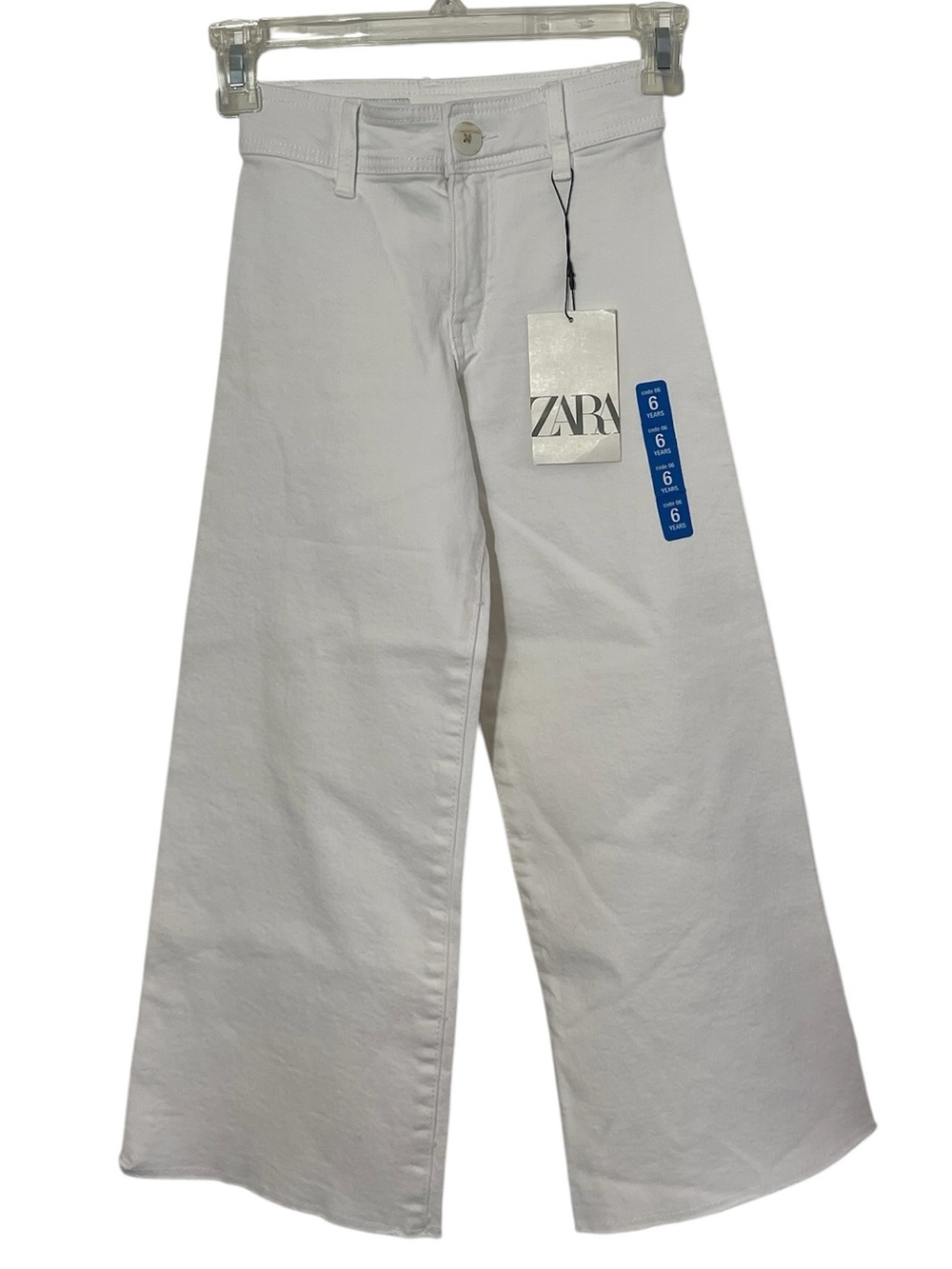 Zara Girls NWT White Jeans Size 6